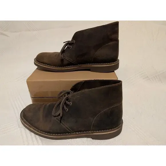 Clarks Bushacre 2 Chukka Boot Beeswax Leather Men’s 9.5 M Desert Casual Brown - Picture 5 of 8